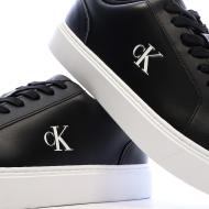 Baskets Noires Homme Calvin Klein Jeans Classic Cupsole Lace vue 7