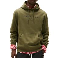 Sweat Kaki Homme Tommy Hilfiger Tjm Reg Linear