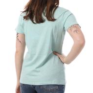 T-shirt Bleu Femme Teddy Smith Narcisse vue 2