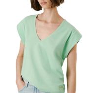 T-shirt Vert Femme Pepe Jeans Anabelle