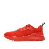 Baskets Rouge Garçon Puma Wired pas cher
