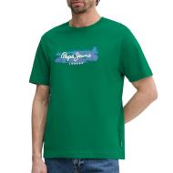 T-shirt Vert Homme Pepe jeans Picthon-