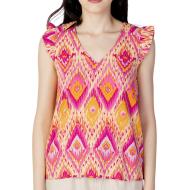 T-Shirt Rose/Orange Femme Only Alma Life