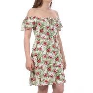 Robe Blanche/Verte Femme Vero Moda Easy