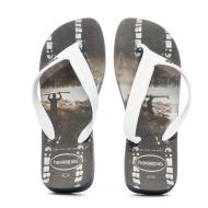 Tongs Noir/Blanc Homme Havaianas Surf vue 3