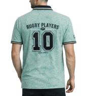 Polo Bleu Homme RMS26 Rugby vue 2