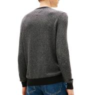 Pull Gris Chiné Homme Tommy Hilfiger Pima vue 2