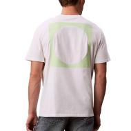 T-Shirt Blanc Homme Calvin Klein Jeans LV04RD810G vue 2