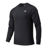 T-Shirt Manches Longues Noir Homme New Balance Core Run pas cher