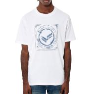 T-Shirt Blanc Homme Kaporal SAUL pas cher