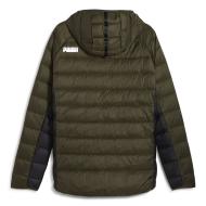Doudoune Kaki Homme Puma Packlite Hooded Down vue 2