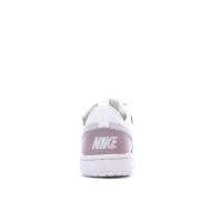 Baskets Gris/Blanc Fille Nike Court Borough Low vue 3