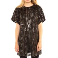 Robe Noir à sequins Femme Superdry