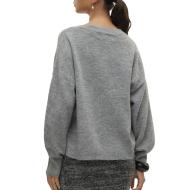 Pull Gris Femme Vero Moda Jupiter vue 2