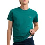 T-Shirt Vert Homme Pepe jeans Original Basic 3 pas cher