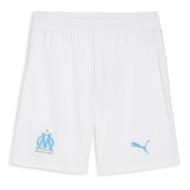 OM Short Blanc/Turquoise Homme Puma Replica pas cher