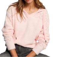 Pull Rose Femme Morgan Duveteuse