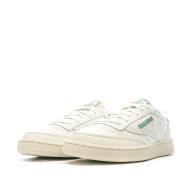 Baskets Blanche/Verte Homme Reebok Club C85 Vintage vue 6