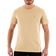 T-shirt Beige Homme Calvin Klein Jeans Embro Badge