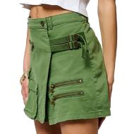 Jupe Short Kaki Femme Kaporal VRAI pas cher