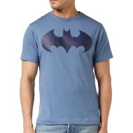 T-Shirt Bleu Homme Dc Comics Mono Batman