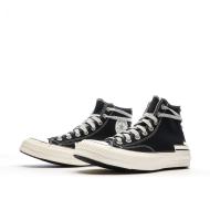 Baskets Noires Homme Converse Chuck 70 Hacked vue 6