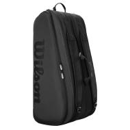 Sac de Raquette de Tennis Noir Wilson Noir Tour 12pk Racket Bag Black vue 2