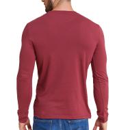 T-Shirt Manches Longues Bordeaux Homme Timberland Sleeve vue 2