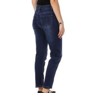 Jean Mom Fit Bleu Foncé Femme My Tina's 270 vue 2