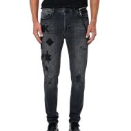 Jean Slim Noir Fantaisie Kaporal Riley pas cher