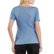 T-shirt Bleu Femme Morgan Diwi vue 2