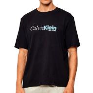 T-shirt Noir/Bleu Homme Calvin Klein Jeans Ss 20s Eu pas cher