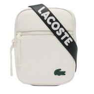 Sacoche Blanche Homme Lacoste Flat pas cher