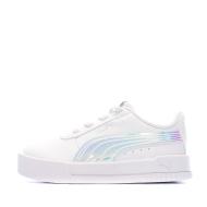 Baskets Blanches Fille Puma Carina Holo pas cher