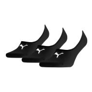 x3 Paires de Chaussettes Noires Femme Puma Footie pas cher