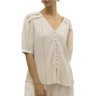 Blouse Beige Femme Vero Moda Dahlia pas cher