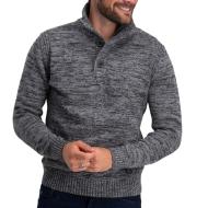 Pull Gris Chiné Homme Petrol Industries Men Knitwear pas cher