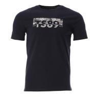 T-shirt Noir Homme Teddy Smith Tezio