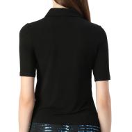 Polo Noir Femme JDY Sanni 2/4 vue 2