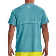 T-shirt Turquoise Homme Under Armour Ua Streaker vue 2