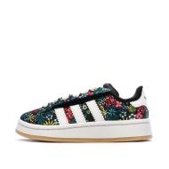 Baskets Noires à Motifs Fille Adidas Campus pas cher