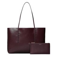 Sac Cabas Bordeaux Femme Calvin Klein Jeans Emblem Aop Tote pas cher
