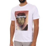 T-shirt Blanc Homme Supreme Grip Gold