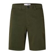 Short Kaki Homme Selected Slim pas cher