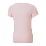T-shirt Rose Fille Puma Ess Logo vue 2