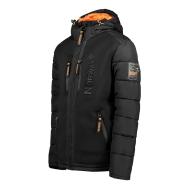 Doudoune Noire/Orange Homme Geographical Norway Beachwood vue 3