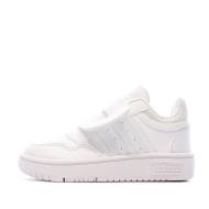 Baskets Blanches Garçon Adidas Hoops 3.0 pas cher