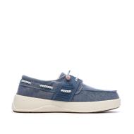 Zapatos náuticos azules para mujer TBS de lona de algodón color arcilla ver 2