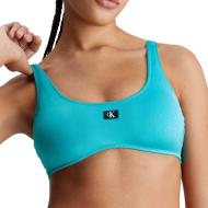 Haut de maillot de bain Bleu Femme Calvin Klein Jeans Bralette pas cher