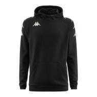 Sweat à Capuche Noir/Gris Garçon Kappa Diano